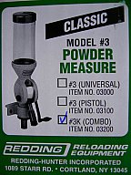 Redding Pulverfüller Model 3K Combo. Redding Produkte sind immer eine gute Wahl.