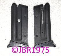 2 Stück Walther OSP Magazin .22kurz / .22short / KK 5 Schuss altes Modell