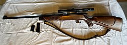 Jagdvoere Vörenbach Cal .22 mit Zielfernrohr