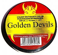 BB BBs BB's Stahlrundkugeln Golden Devil Devil's Devils 4,46 mm 500 Stück 0,35 g 5,23 gr