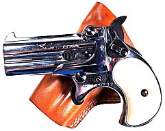 Derringer, Röhm, 15 S, .22lr, mit Holster