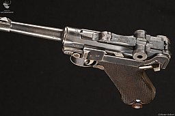 Erfurt 08 Parabellum 1918 mit Ledertasche Kaliber 9mmLuger