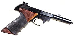 Pistole, High Standard, Supermatic, .22lr, Laufgewinde, Mündungsfeuerdämpfer