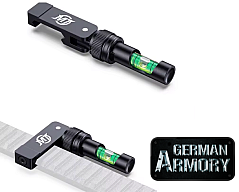 Klappbare Wasserwaage für Picatinny Weaverrail 20-22mm Picatinnyrail Benchrest Sniper Scharfschützen