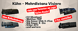 Mehrdistanz Visier Steyr Sig Sauer CZ Walther LPA TRT3P