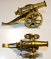 kleine Modellkanone, Messing