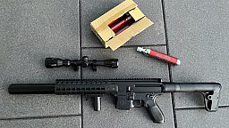 SIG Sauer MCX CO2 4,5 mm F – Zielfernrohr + 7 CO2-Kartuschen + Diabolos