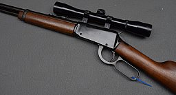 Unterhebelrepetierer Erma Modell EG 71, Kaliber 22lr, ZF 4x32, gut