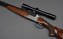 Ferlacher Ferlach Sodia Bockbüchsflinte, Kaliber 12/70 5,6x57R, ZF Zeiss 1,5-6x42 Abs.1, gut