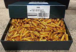 500St. H&N .308 - 165gr. RN HS Geschosse