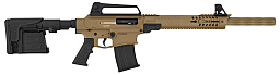 Escort SDX12-TS FDE Kal. 12/76 - Halbautomatische Flinte mit 3 Wechselmagazinen und Wechselchoke
