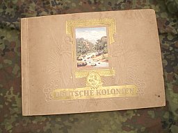 Antiquarisches Buch: altes Sammelbilderalbum - Deutsche Kolonien