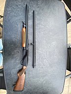 Vorderschaft Repetierflinte Winchester 1300 mit Slug Wechsellauf