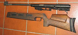 DIANA Luftgewehr, ein DIANA MOD. 75 mit F -Zeichen in Cal. 4,5mm / Ersatzteile - Träger