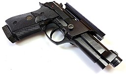 Pistole - Beretta Mod. 92 "Combat Short" mit Picatinny-Schiene | 9mmLuger