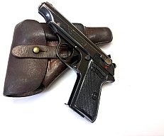 Pistole - Walther Zella-Mehlis Mod. PP (1936) im originalen Holster | 7,65mm