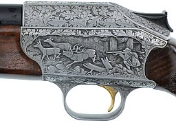 Blaser R93 Exklusiv mit Handgravur und Schuppenfischhaut Kal. 6,5x68 mit Schalldämpfer - Gewinde !
