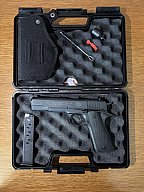 Colt Government 1911 A1 9mm PAK schwarz - neuwertig, komplett mit Koffer