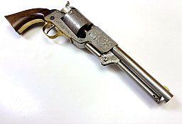 Gravierter Perkussionsrevolver – Armi San Marco Mod. Colt 1848 3rd Model Dragoon | .44