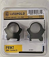 Neuware vom Fachhandel - Picatinny Montageringe Leupold PRW2 25,4mm / 1" Medium 174081