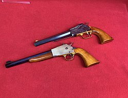 2x Tingle Pistolen, Palmetto u. Armi San Marco, .44BP, .36BP
