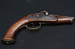 Kleine Perkussionspistole Pistole Taschenpistole Jagd