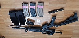 WE M4 GBB, Gas Blow Back, Vollstahl, wie M16, kein AK 47, 98k, MP 40 Mp44