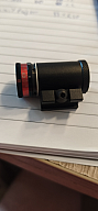 Centra Verstellbares Glas-Ringkorn M18 von 0,8-16 Rot mit Kornträger