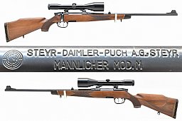STEYR Repetierer " Mannlicher Modell M " im Kaliber 7x64 mit ZEISS ZF 8x56 Abs.1