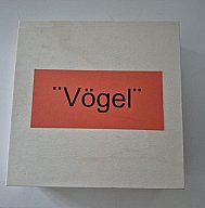 NEUES handgemachtes Vogelpfeifchen-Set in Holzbox - Amsel, Stieglitz, Blaumeise und Kuckkuck