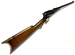 Perkussions Revolvergewehr - Original HEGE Uberti Mod. Remington 1858 New Model Army Carbine | .44