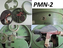AntiPersonenMine PMN 2 im Teilschnitt - zerlegbar
