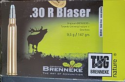 20 Huelsen, Original Brenneke, .30R Blaser