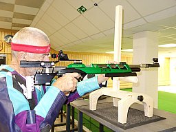 leichter Auflagebock, zerlegbarer, schwenkbar, in einer Sekunde standfest