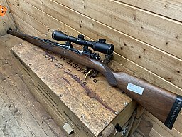Karabiner DWM Umbau auf Stutzen jagdlich, Kal. 7x57, Stufenlauf! Leuchtpunkt!