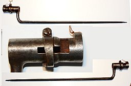 Tüllenbajonett 44cm lange 3-Kant-Klinge