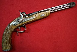 Duellpistole "Lüttich um 1871" Reproduktion, Kal. . 45 Perkussion