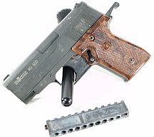 Röhm RG 600 Schreckschusspistole .22 long K. PTB 348 mit Magazin
