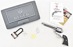 Top ! RUGER " NEW VAQUERO " Stainless Steel SAA Revolver mit 5,5" Lauf Kaliber .357 Magnum