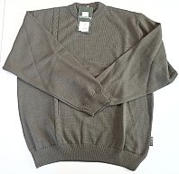 Glen Garry Strickpullover 41149, oliv Rundhals Gr. 56 ---NEUWARE---