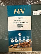 1.000 Stk. H&N 9mm Geschosse .357 HP HS 147 gr – 2×500 – OVP