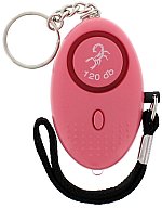Scorpion Personalalarm 120 db Pink mit LED Lampe + Batterie