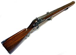 Schwere Perkussions-Wallbüchse "Defensionsgewehr" wohl Deutschland um 1850