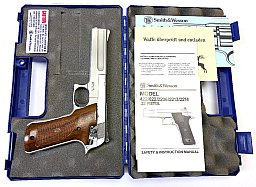Pistole - S&W Mod. 622 ".22 Single Action Target Pistol Stainless" in OVP