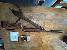 Geradezugrepetierer Steel Action Linkssystem
