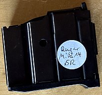 Original Ruger Mini-14, 5-Schuss-Stahlmagazin Kal. .223 Rem. 5.56x45 mm NATO, neu bis neuwertig, war