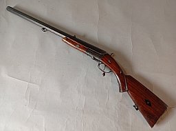 SELTENE deutsche Kipplaufbüchse – H. LEUE, Königlicher Hofbüchsenmacher in Berlin – Kaliber 10.3mm (