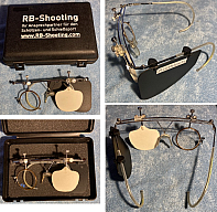 Knobloch Schießbrille mit Glashalter Ø 37 mm, Brillenglas und Abdeckblende