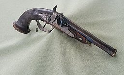 franz. Perkussionspistole, ca. 1820/30