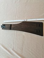Anschlagschaft aus Holz, für welche Waffe ist unbekannt.